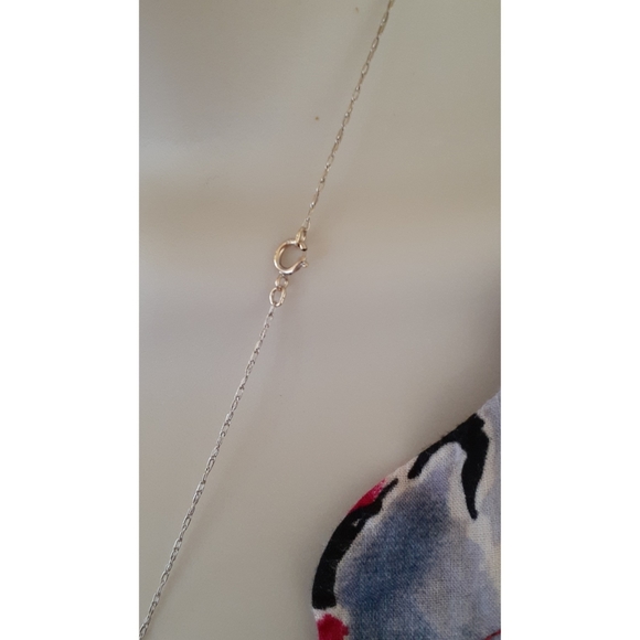 Sterling Moonstone & Amethyst Pendant 19" … - Picture 6 of 8